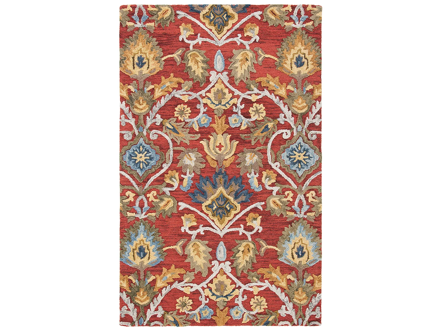Tapis Rouge/Multicolore 183 X 274 cm - Juni