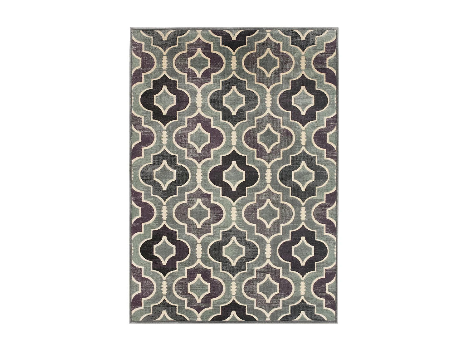 Tapis Gris/Multicolore 122 X 170 cm - Riva