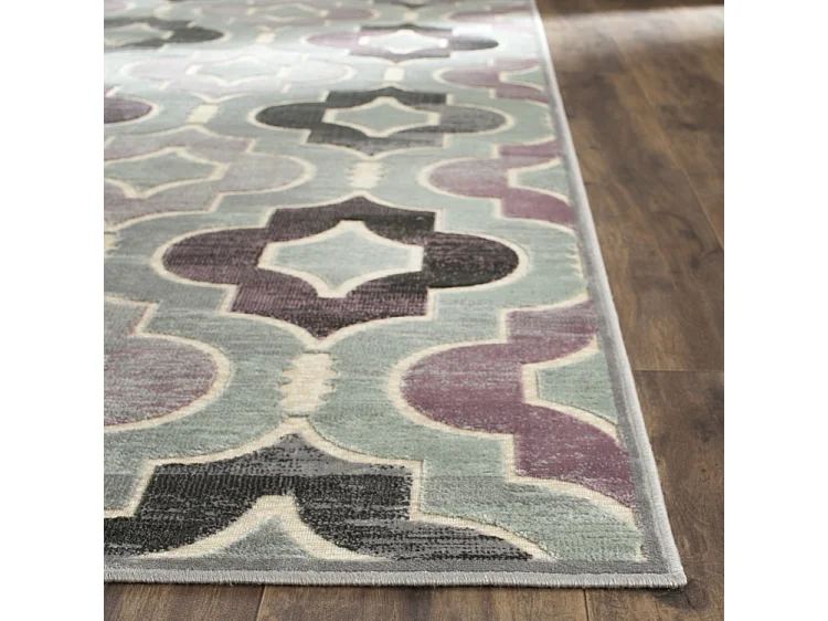 Tapis Gris/Multicolore 122 X 170 cm - Riva