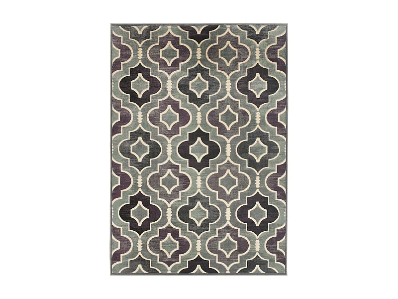 Tapis Gris/Multicolore 122 X 170 cm - Riva