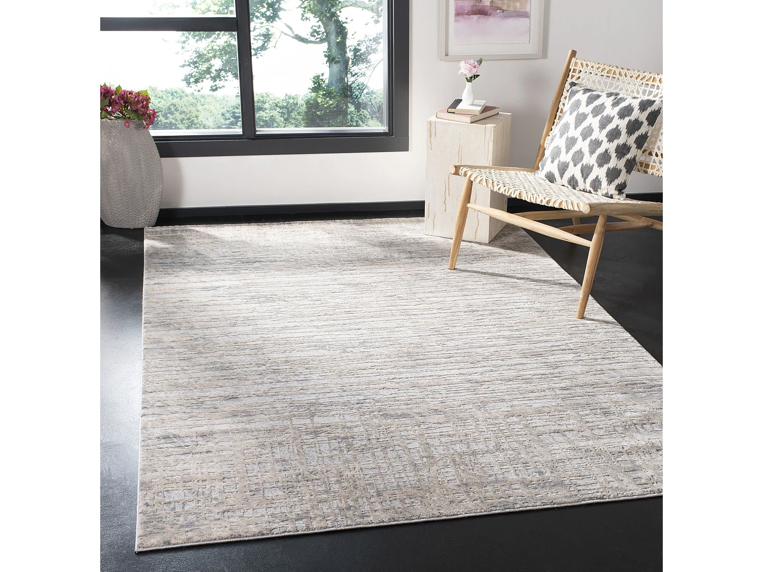 Tapis Neutre/Gris 160 X 229 cm - Talia