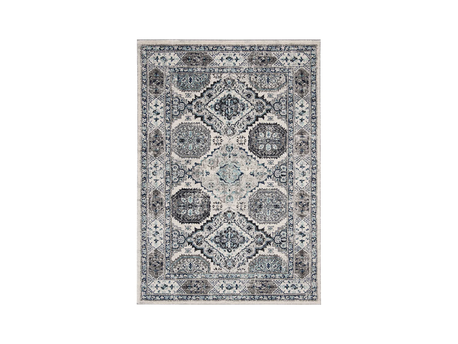 Tapis Gris/Bleu 160 X 229 cm - Maisie