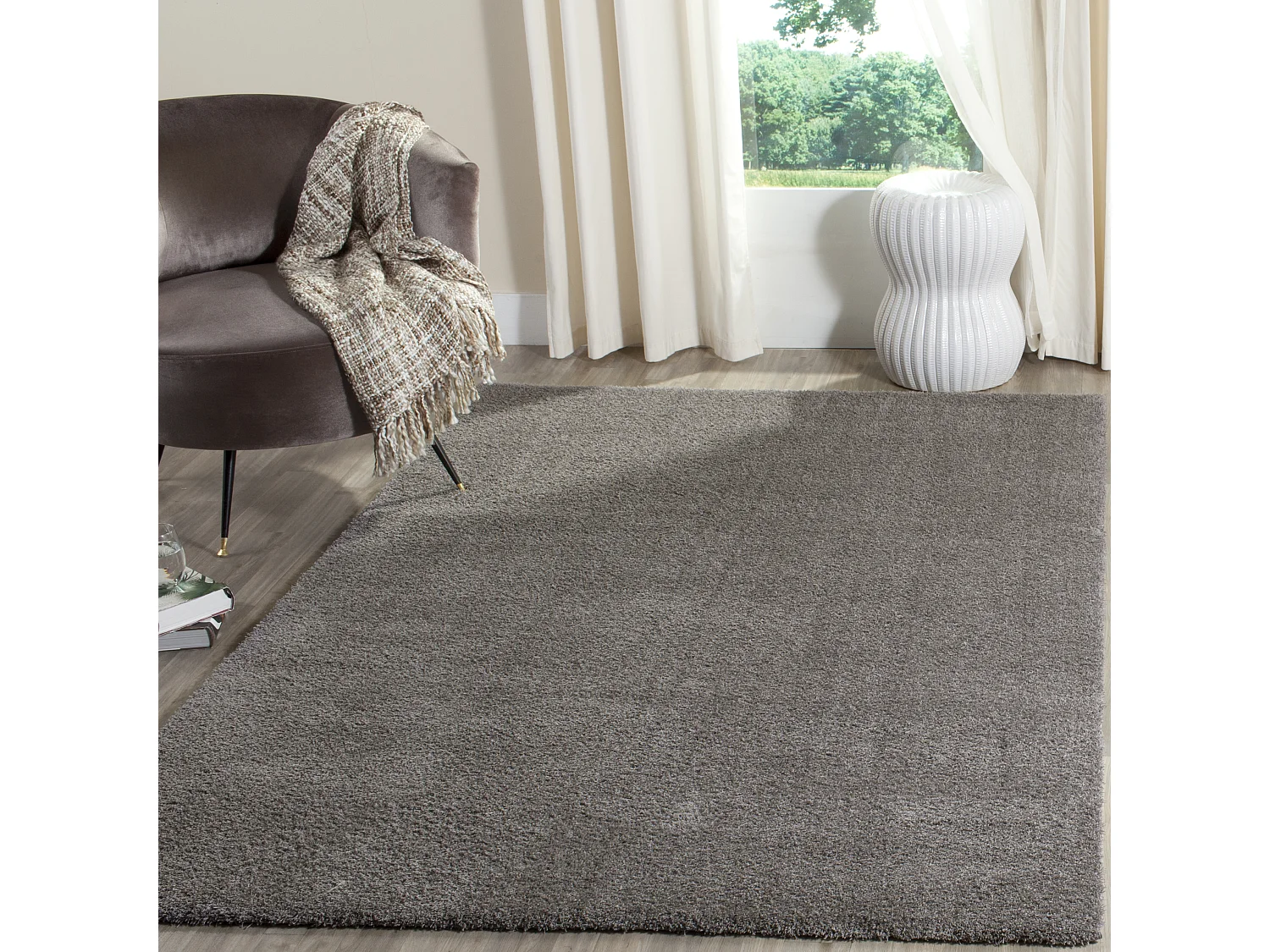 Tapis Gris 155 X 229 cm - Robyn