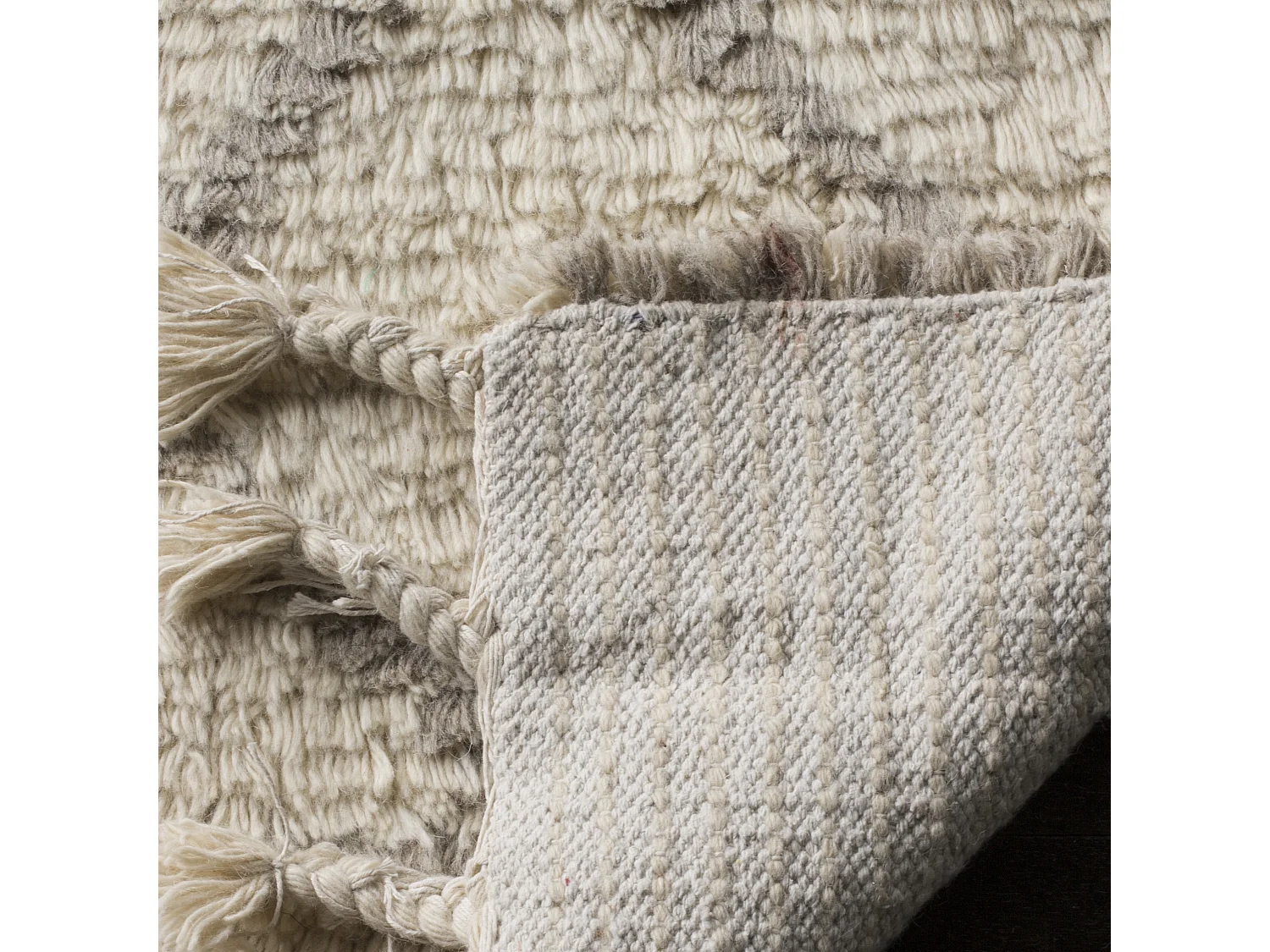 Tapis Neutre/Gris 69 X 244 cm - Abigail