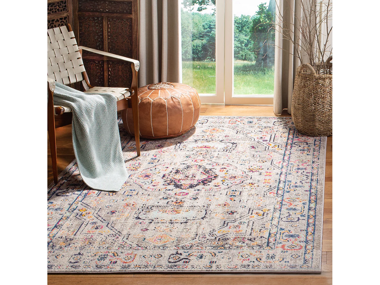 Tapis Gris/Bleu 160 X 229 cm - Mariah