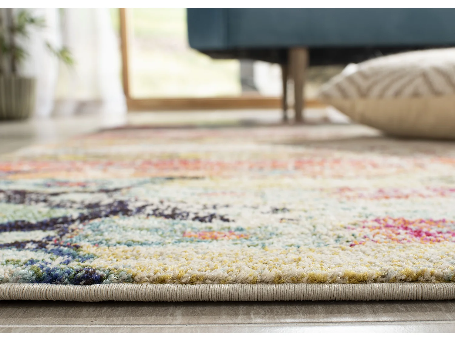 Tapis Multicolore 91 X 152 cm - Livia