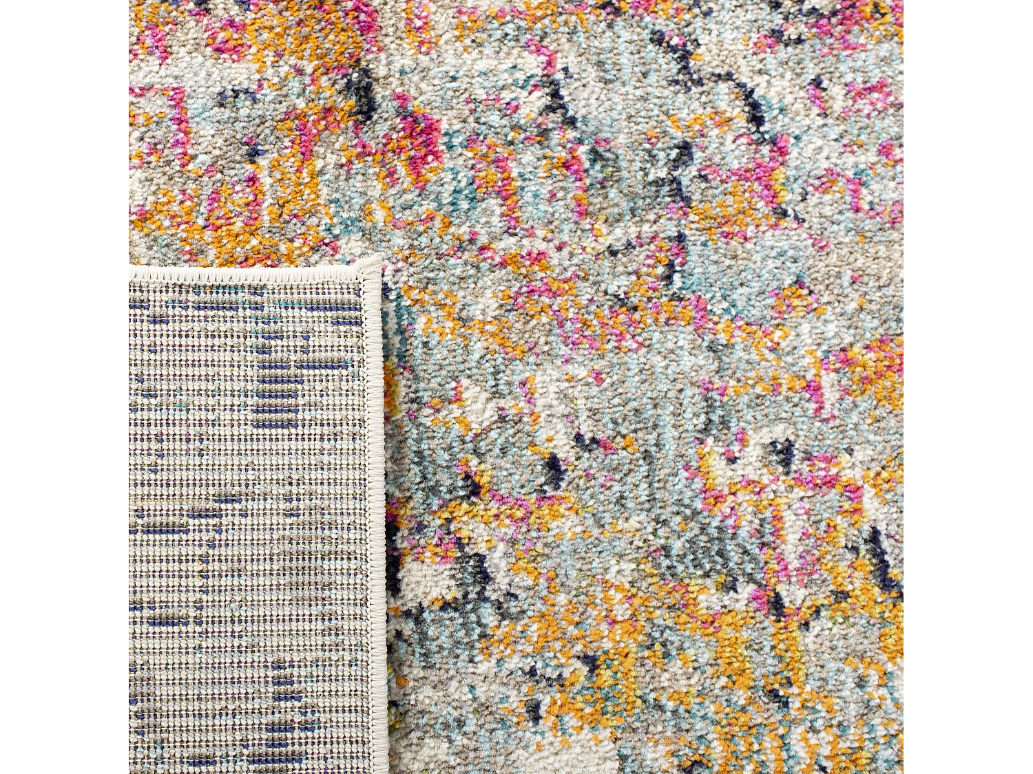 Tapis Gris/Rose 122 X 183 cm - Manjor