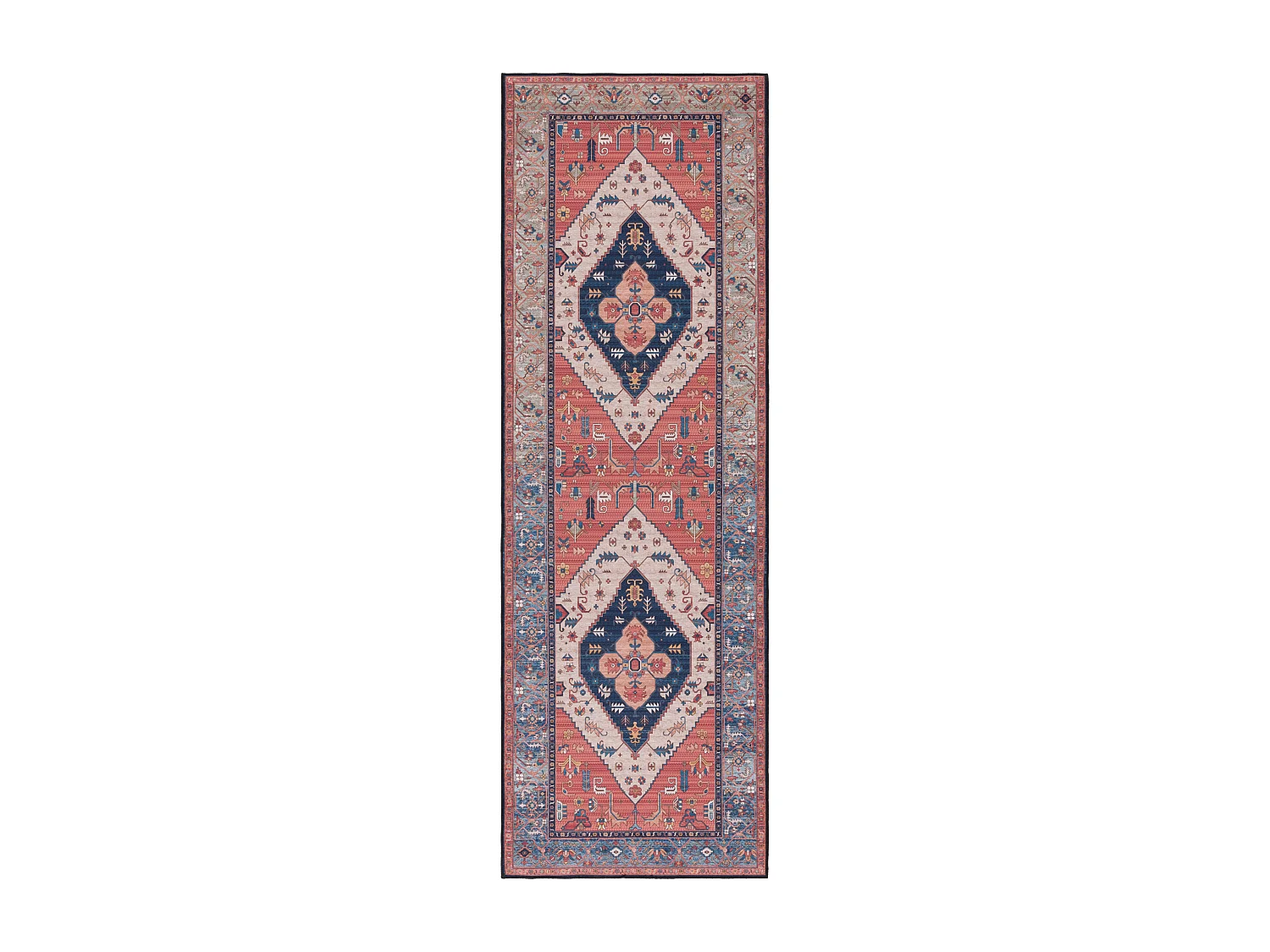 Tapis Rouille/Bleu 76 X 183 cm - Bishop
