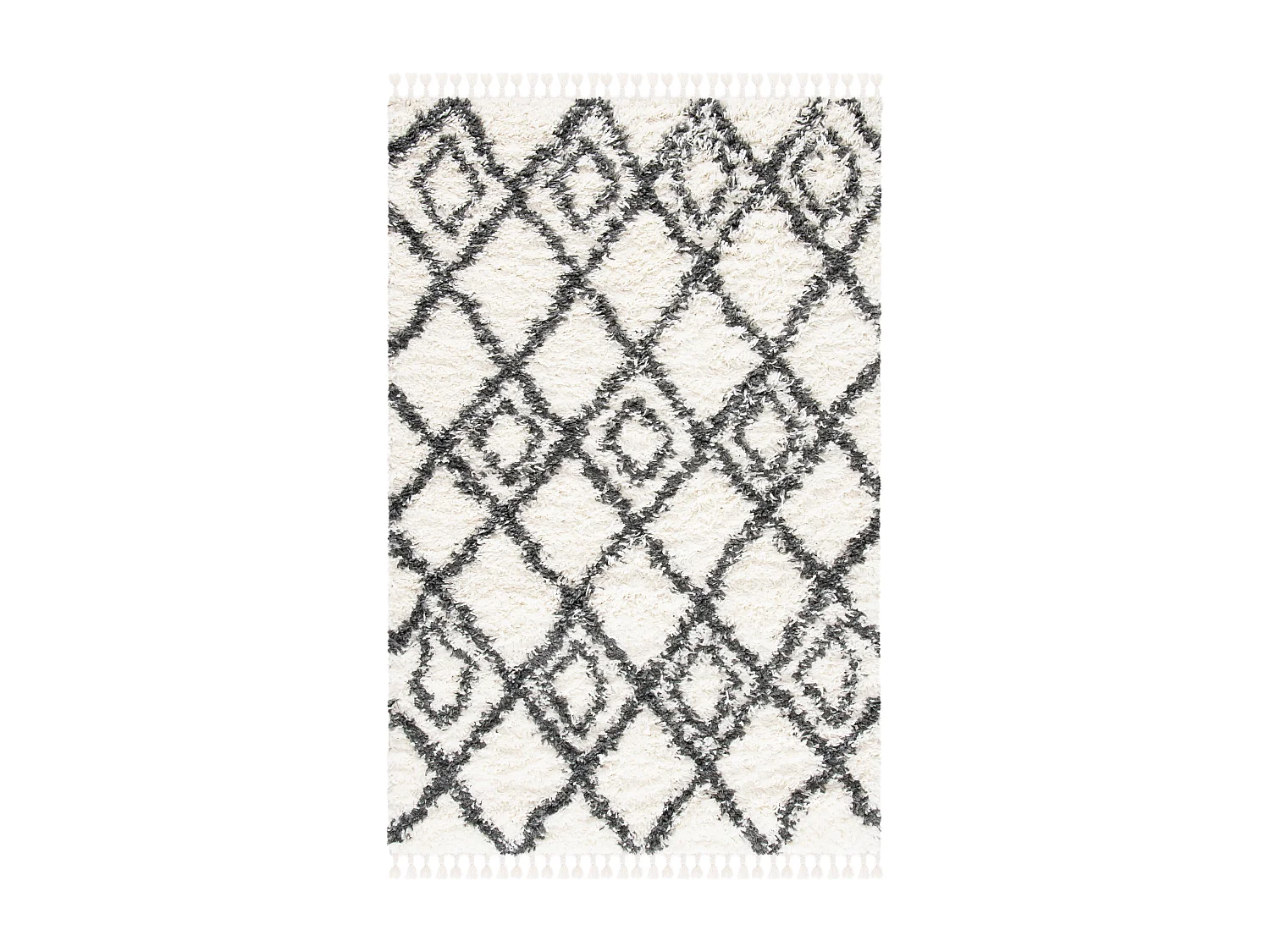 Tapis Neutre/Gris 122 X 183 cm - Angela