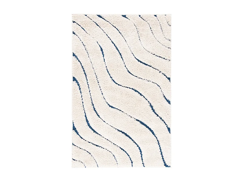 Tapis Crème/Bleu 61 X 91 cm - Raton