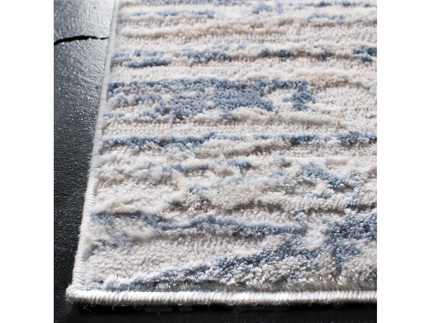 Tapis Ivoire/Bleu 66 X 122 cm - Gabriel