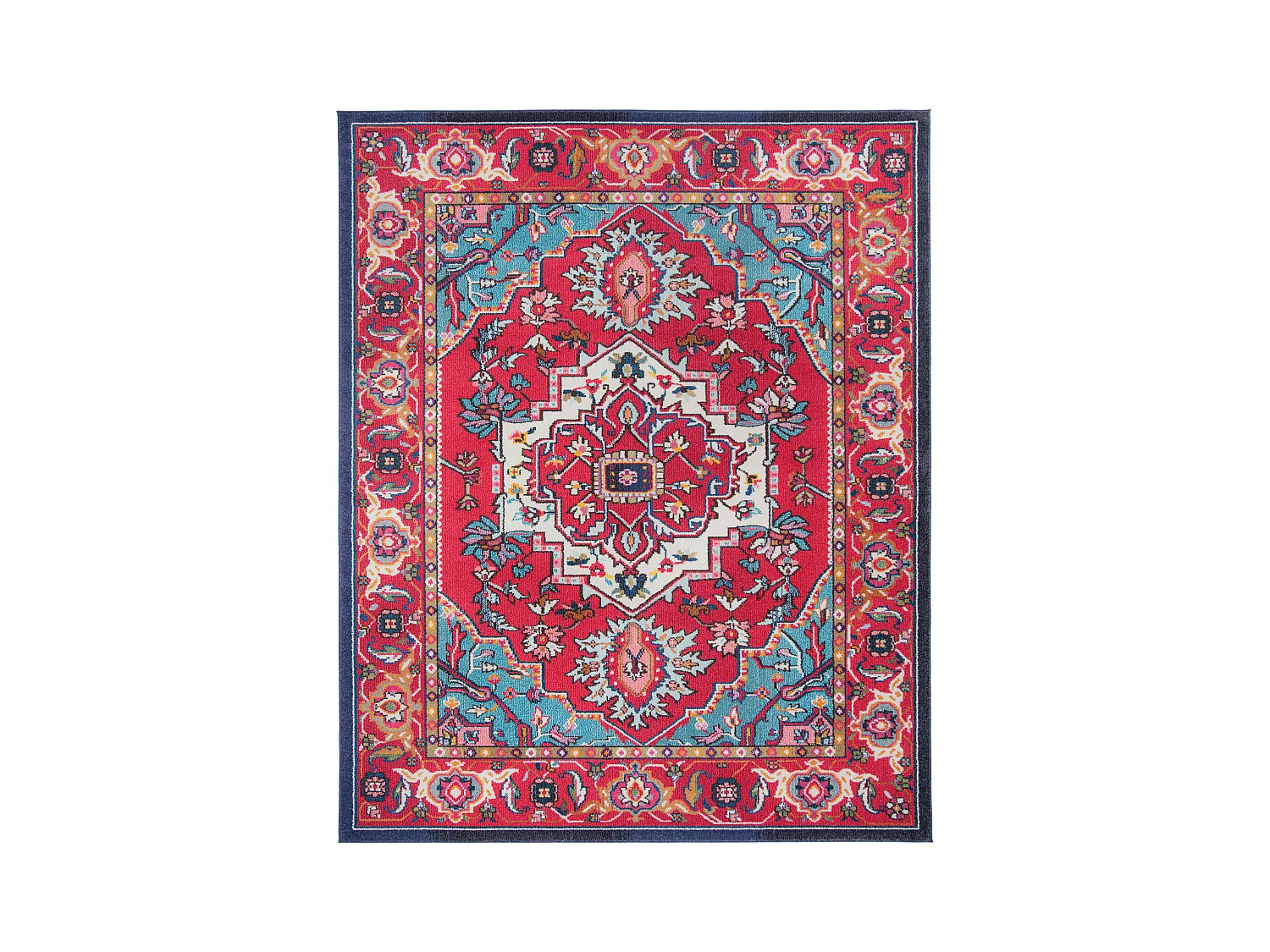 Tapis Rouge/Turquoise 244 X 335 cm - Valentina