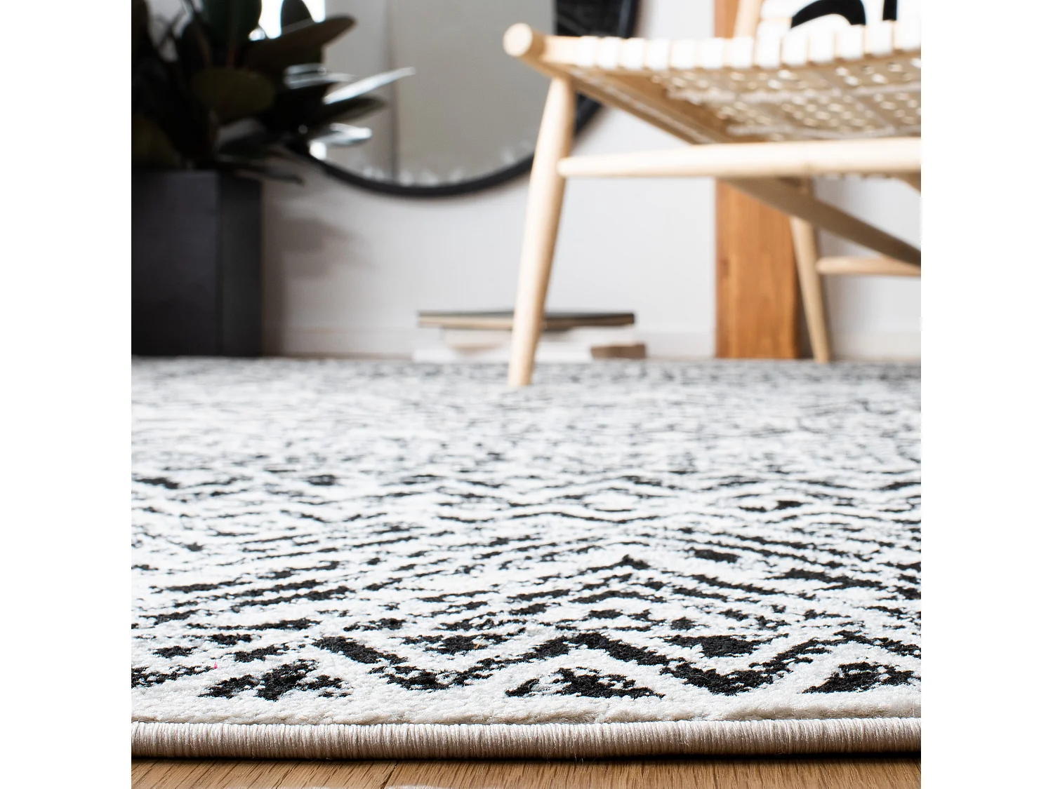 Tapis Neutre/Gris 122 X 183 cm - Valeria