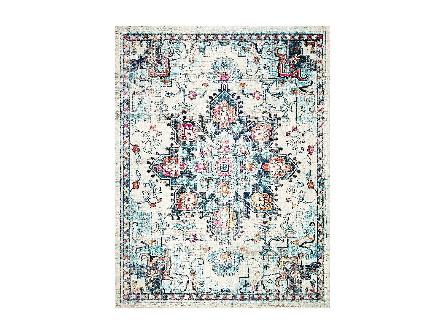 Tapis Crème/Bleu 244 X 305 cm - Malaya