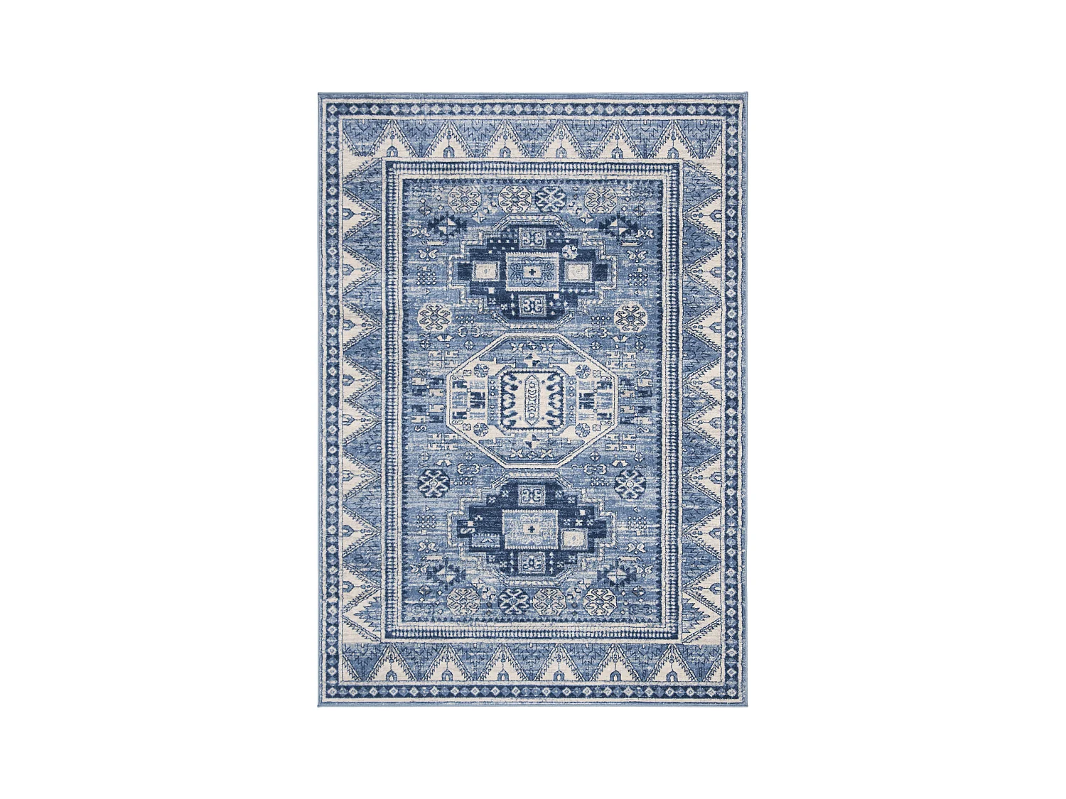 Tapis Bleu/Gris 122 X 183 cm - Kara