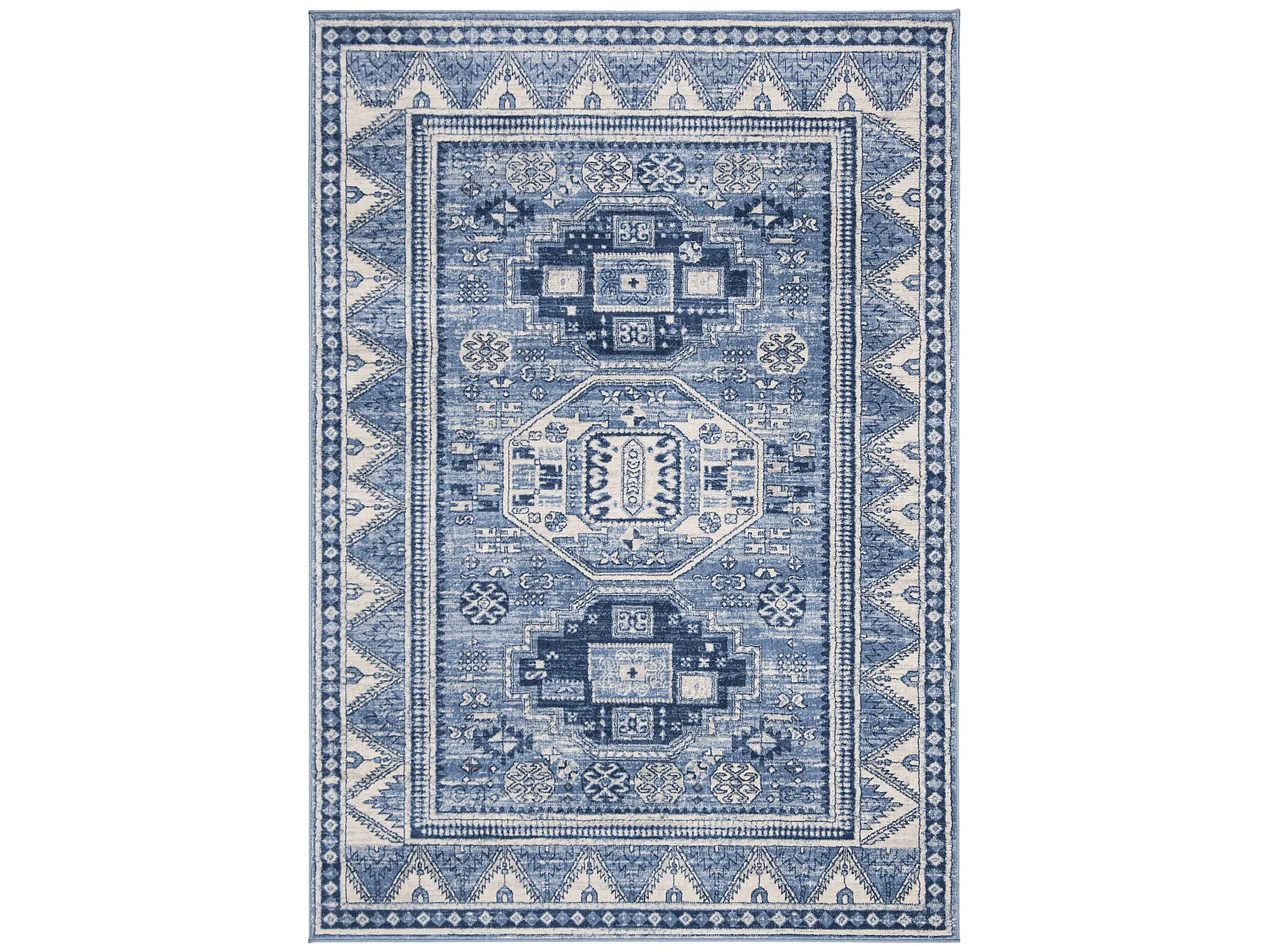 Tapis Bleu/Gris 122 X 183 cm - Kara