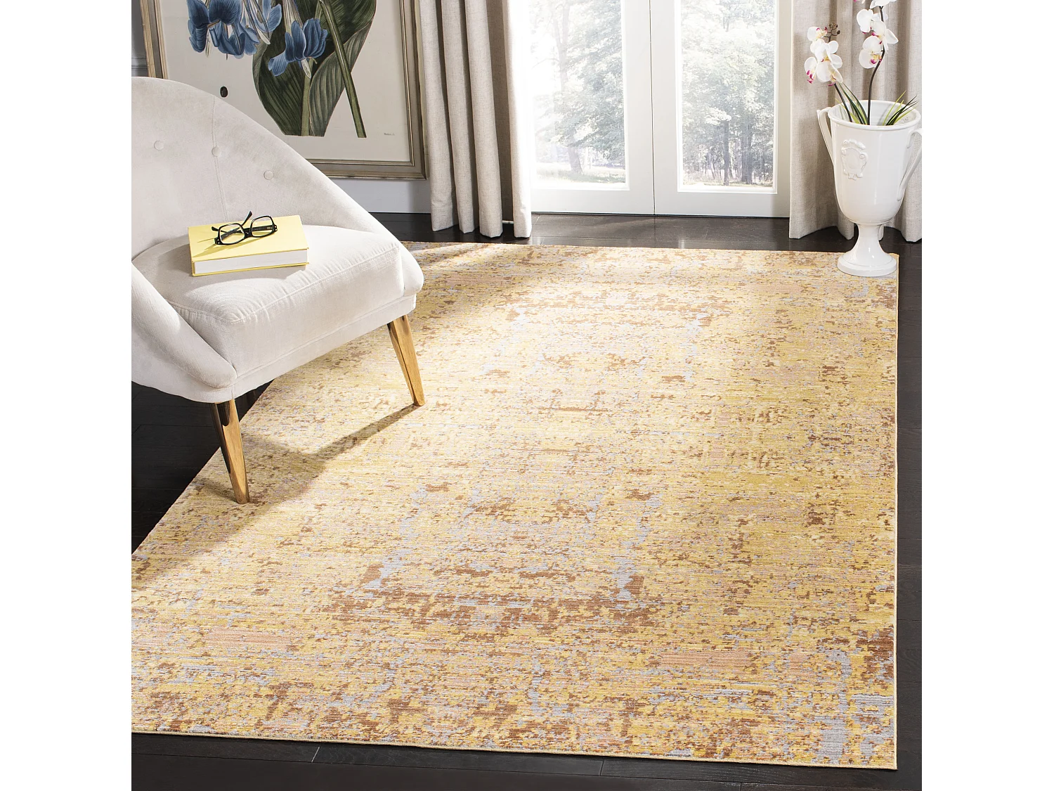 Tapis Or/Multicolore 122 X 183 cm - Ariella