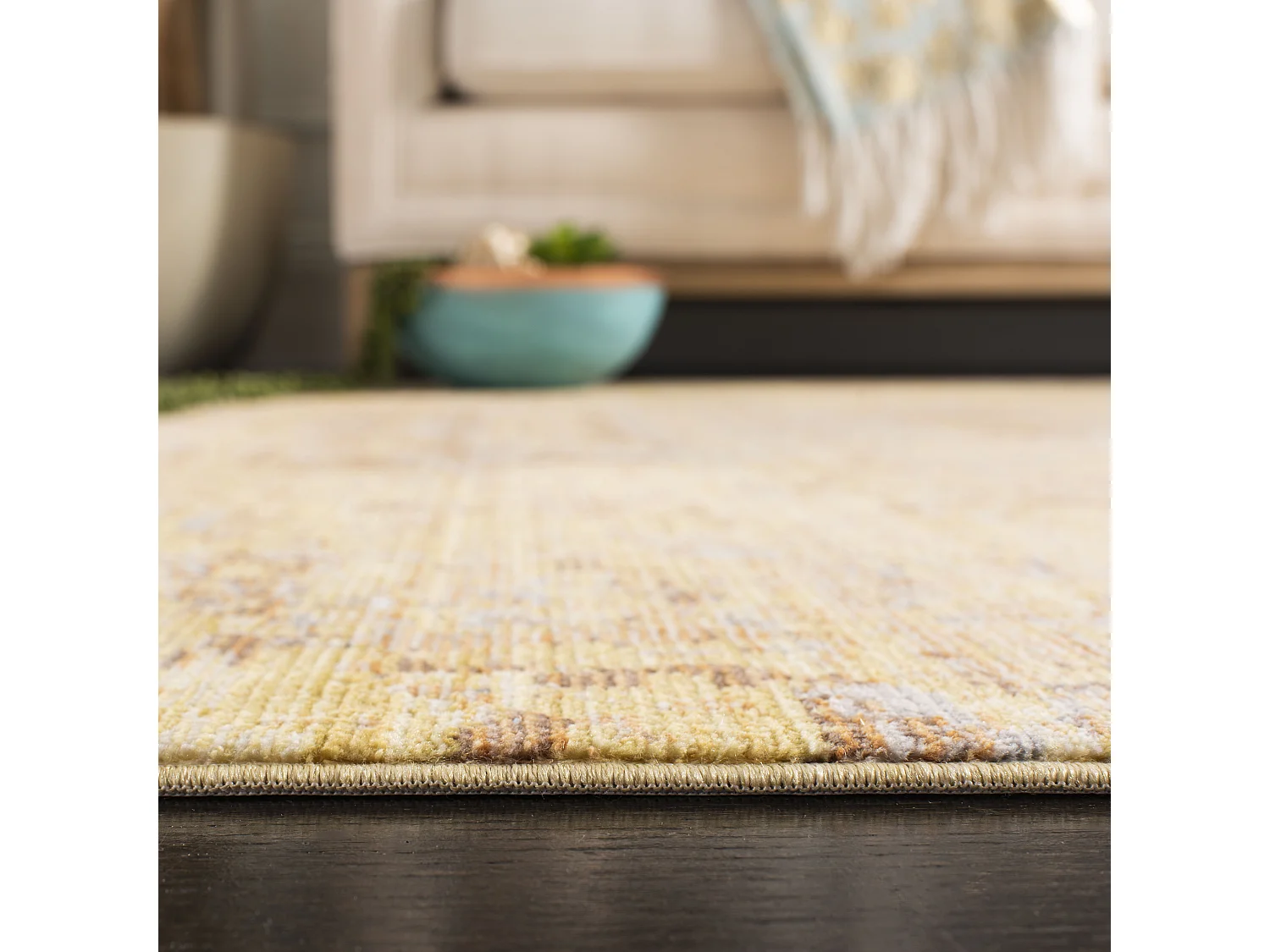 Tapis Or/Multicolore 122 X 183 cm - Ariella