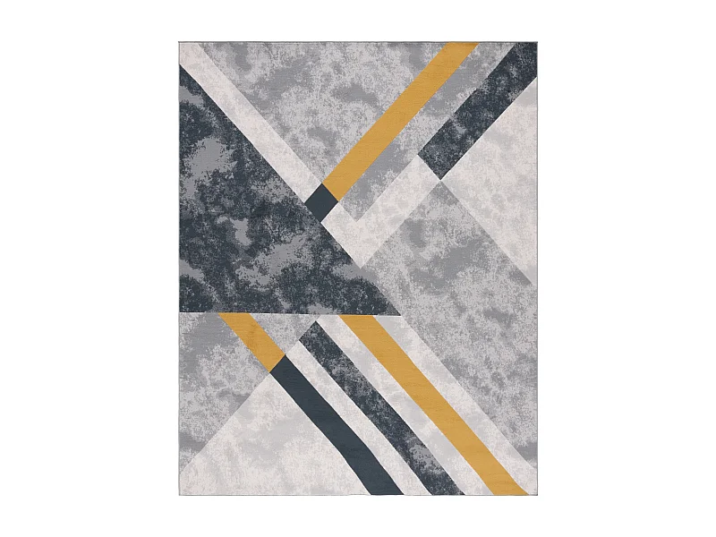 Tapis Gris/Or Noir 240 x 305 cm - Larkin