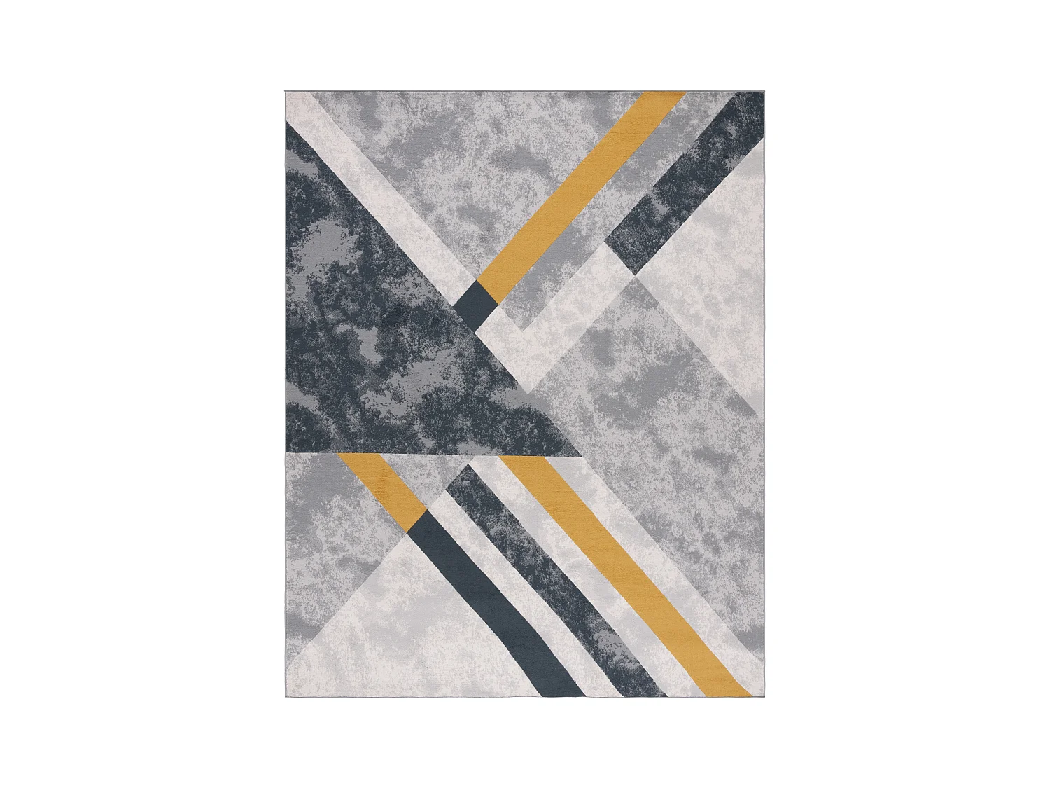 Tapis Gris/Or Noir 244 X 305 cm - Larkin