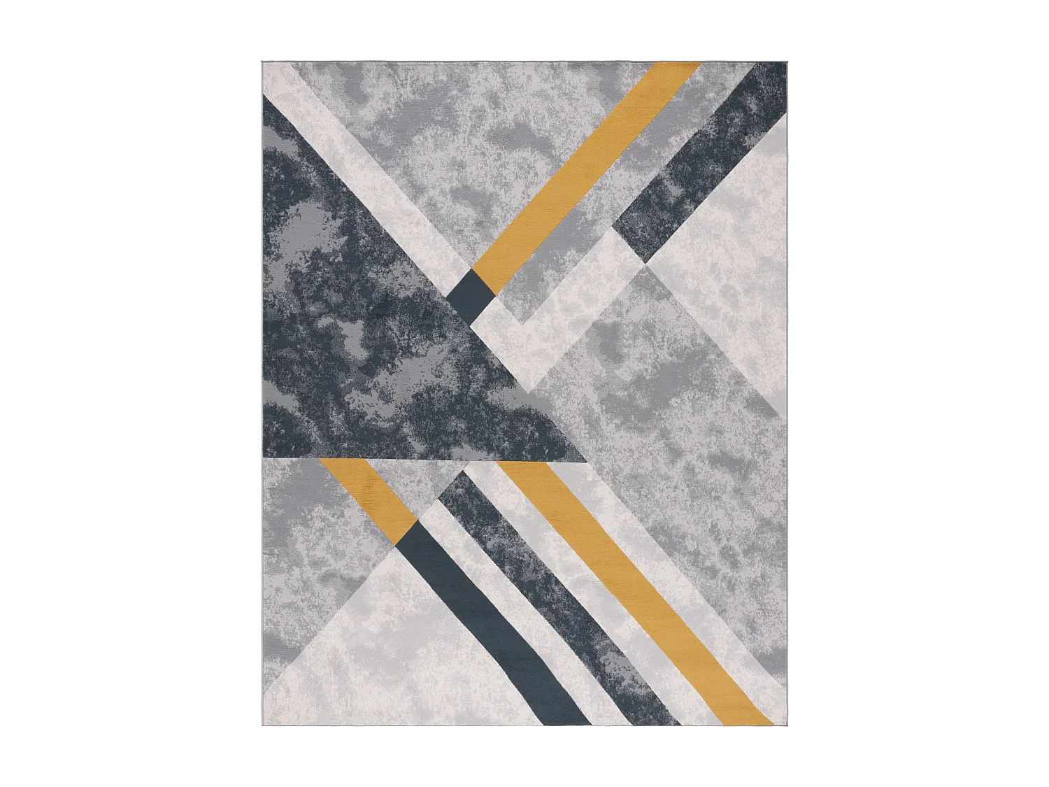 Tapis Gris/Or Noir 240 x 305 cm - Larkin