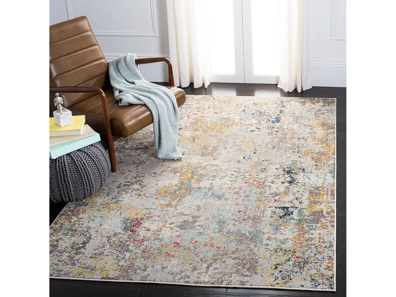 Tapis Gris 122 X 183 cm - Mateo