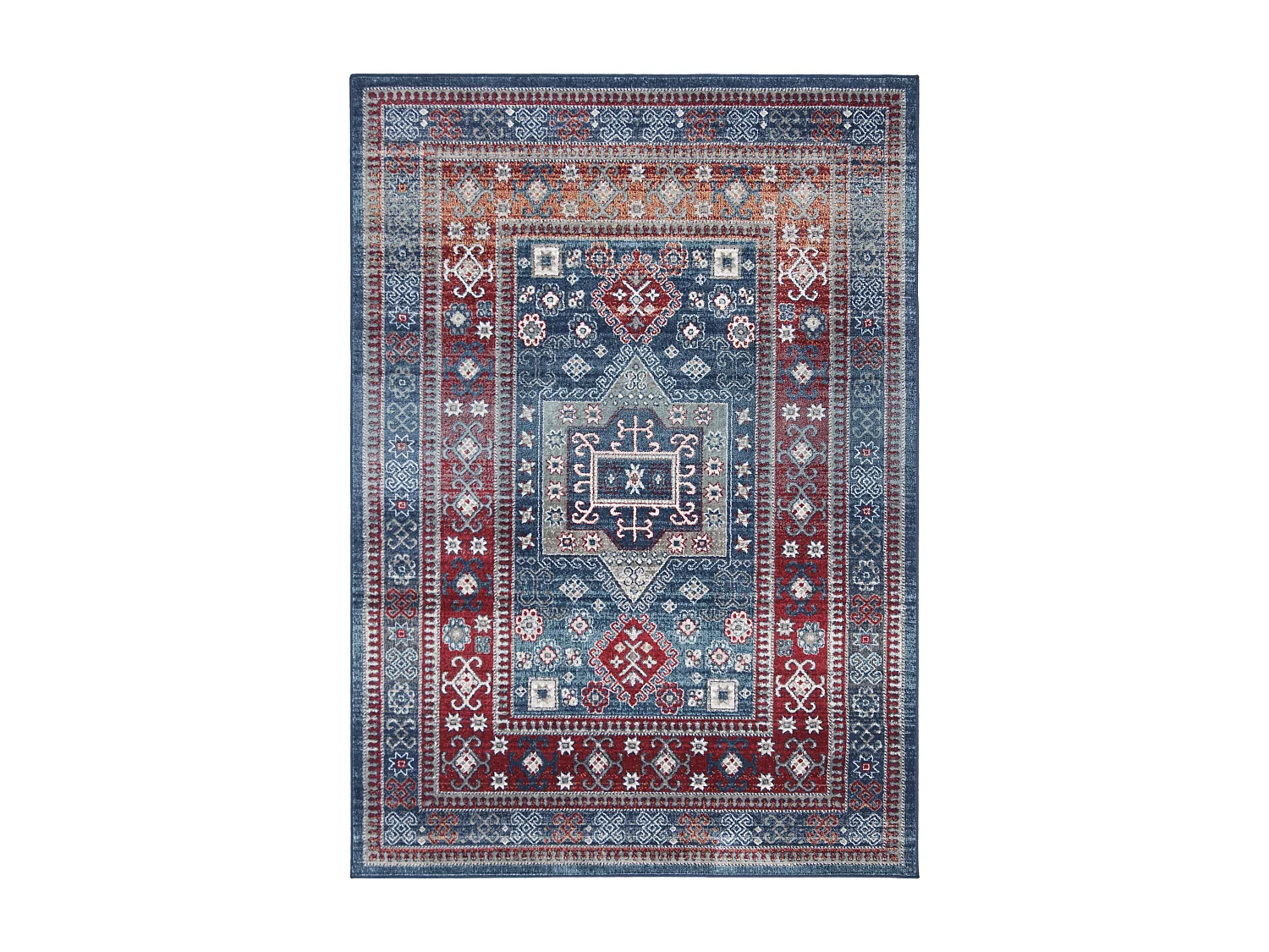Tapis Rouge/Bleu 160 X 229 cm - Kathryn