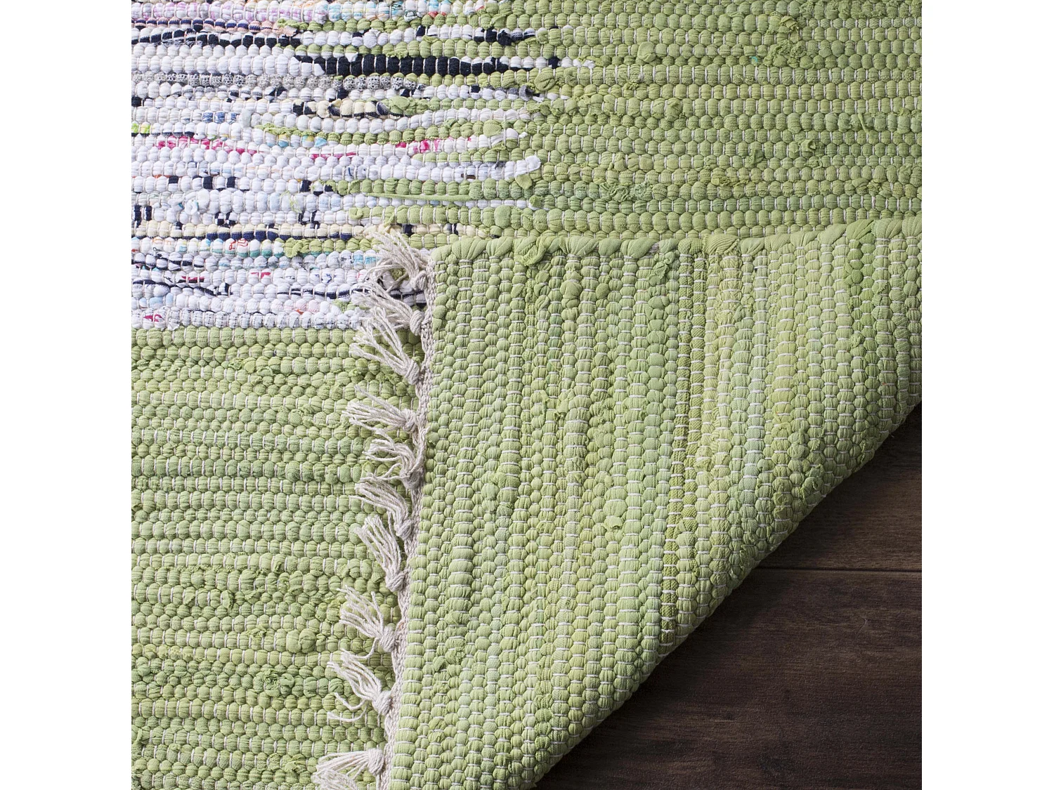 Tapis Neutre/Vert 152 X 244 cm - Saltillo