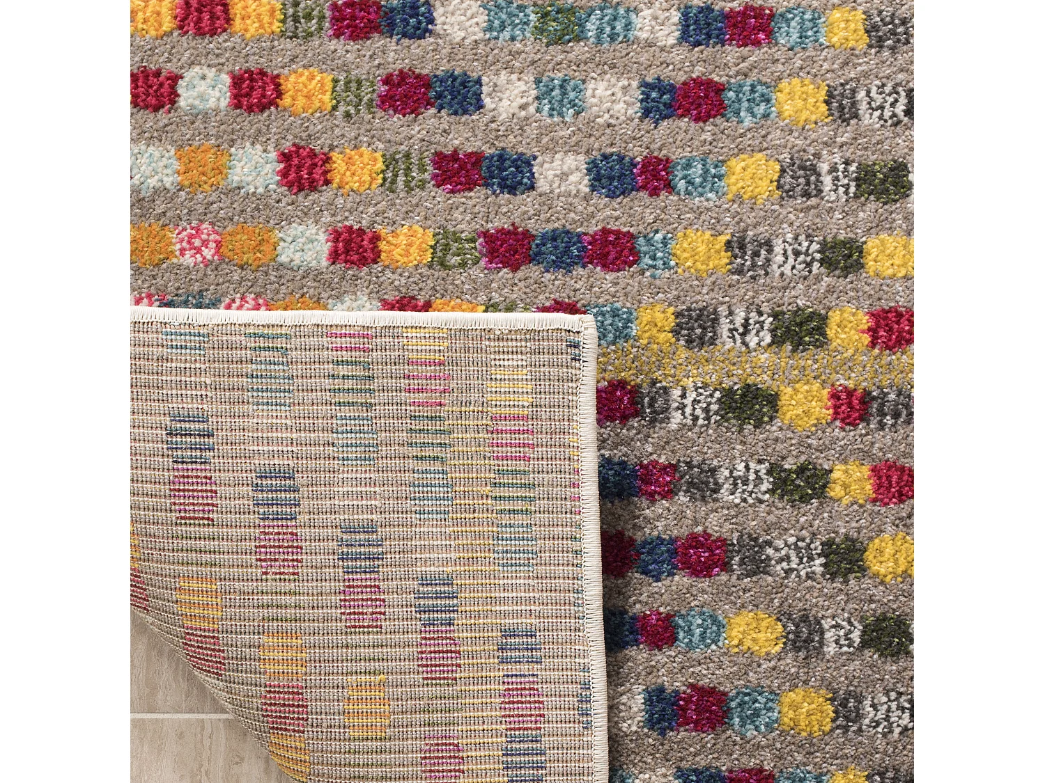 Tapis Multicolore/Neutre 122 X 170 cm - Alina