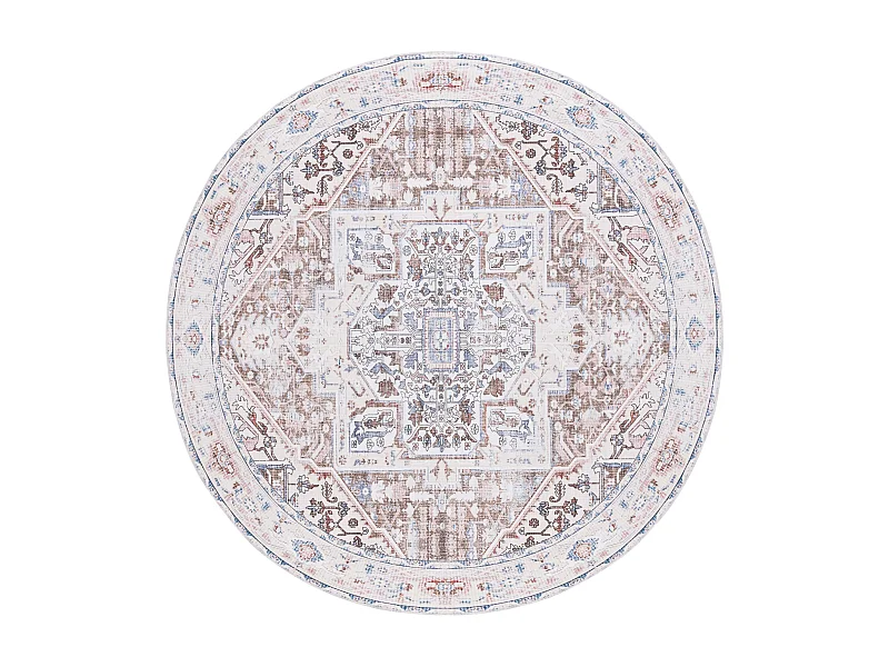 Tapis Taupe/Beige 183 X 183 cm - Serafina