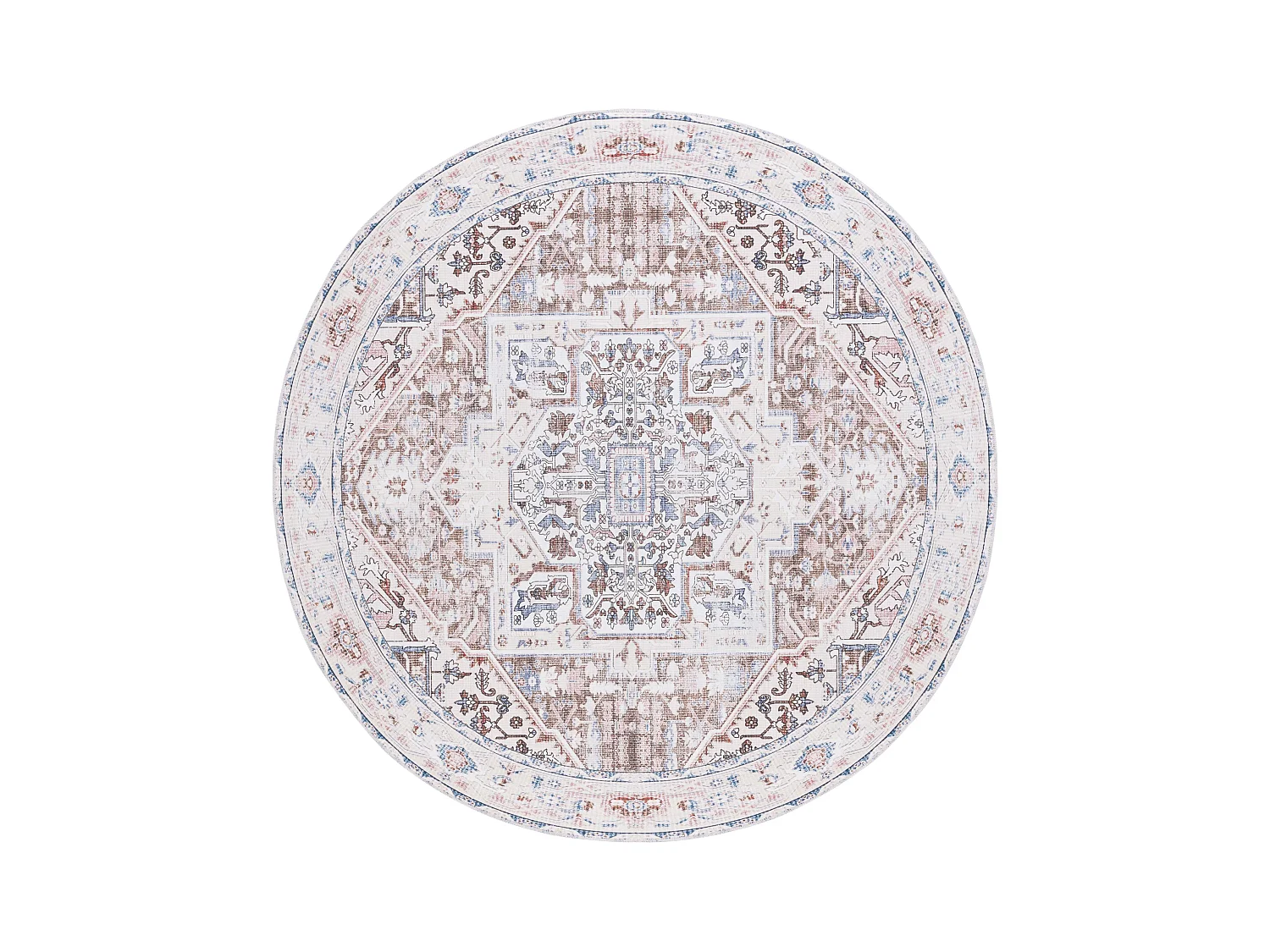 Tapis Taupe/Beige 183 X 183 cm - Serafina