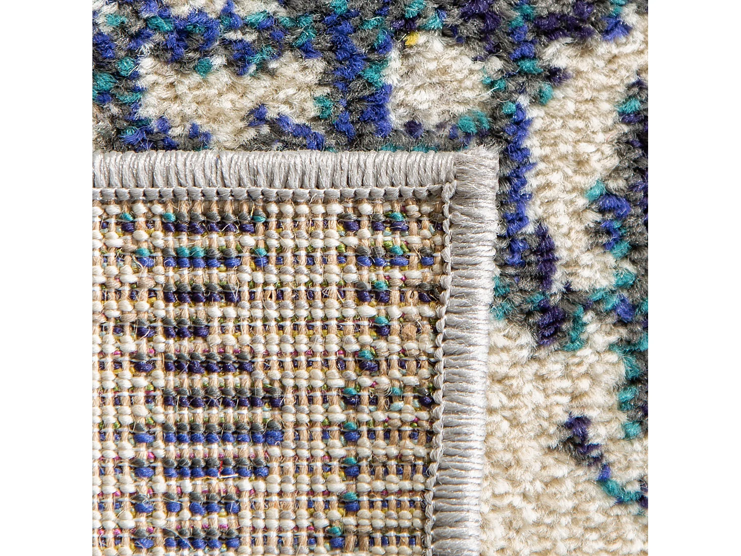 Tapis Neutre/Bleu 61 X 244 cm - Madja