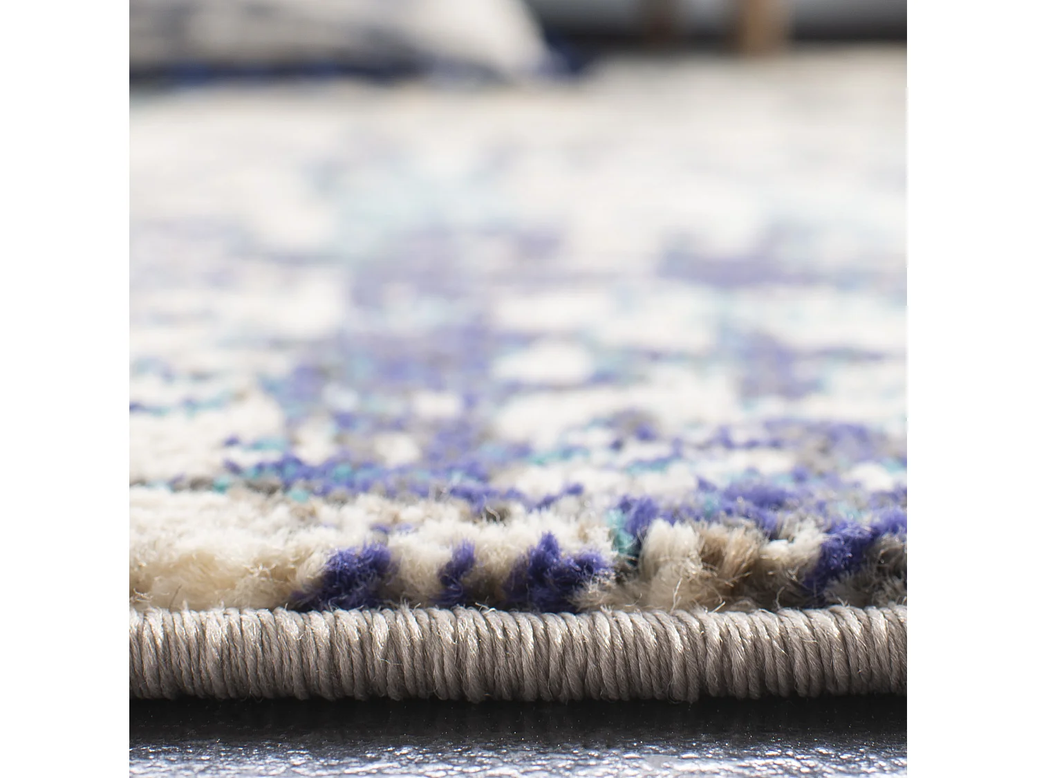 Tapis Neutre/Bleu 61 X 244 cm - Madja
