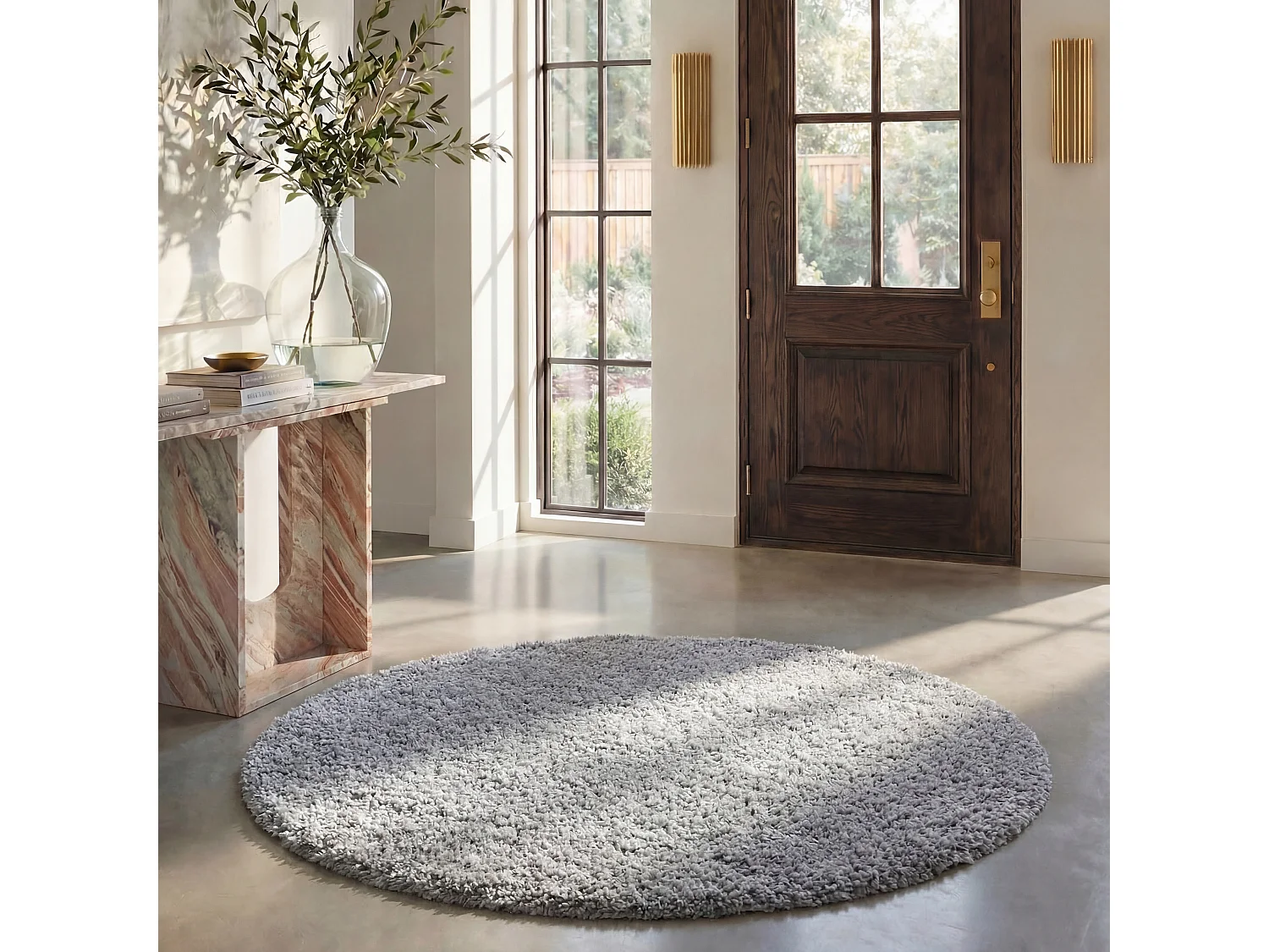 Tapis Argent 122 X 122 cm - Lola