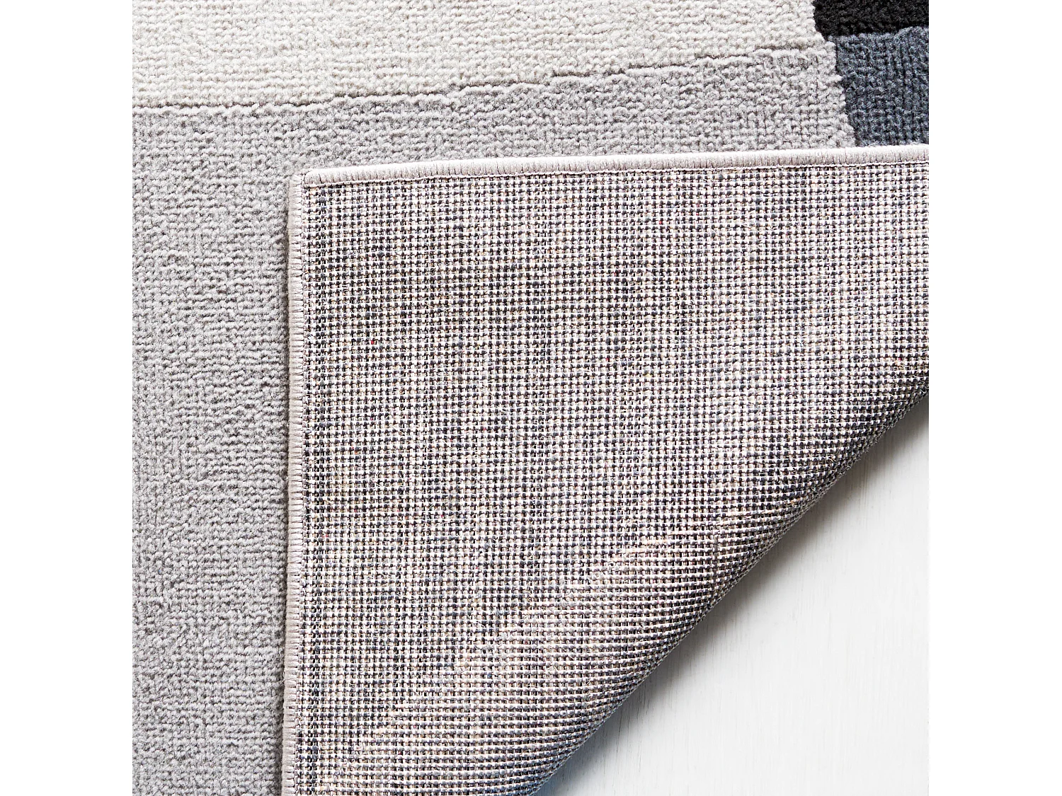Tapis Gris/Noir Ivoire 160 X 229 cm - Yael