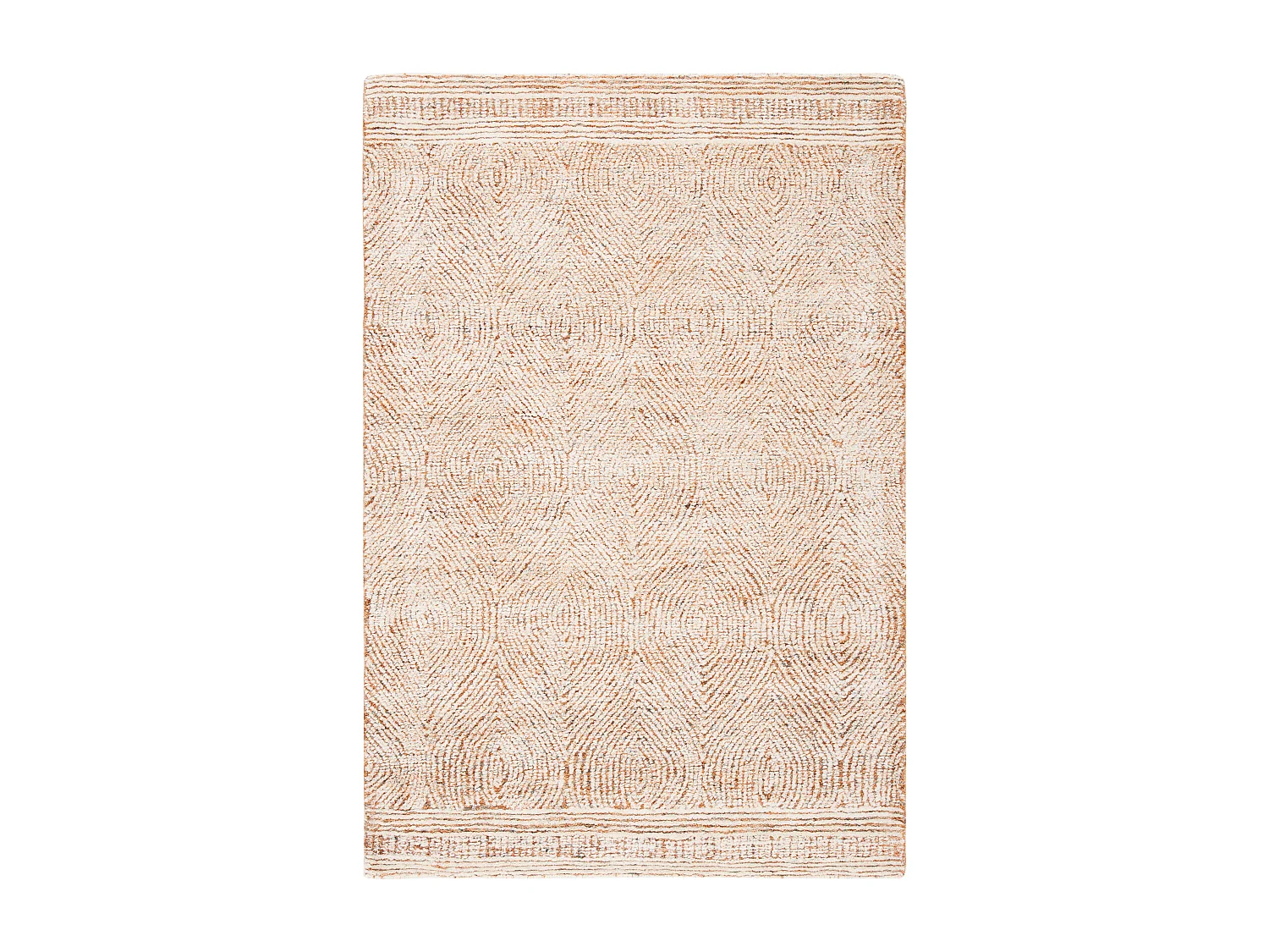 Tapis Ivoire/Rouille 61 X 91 cm - Alaska