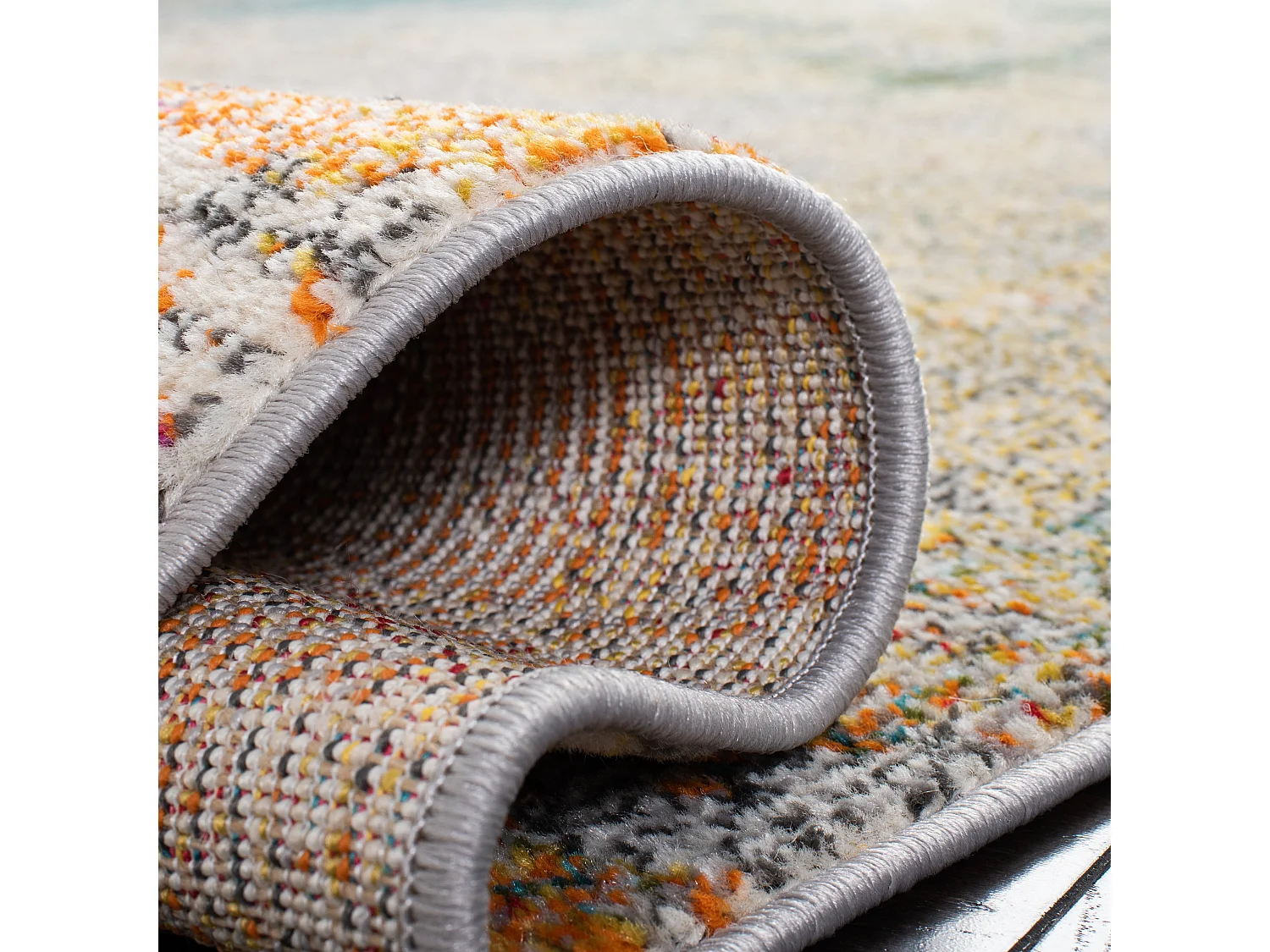 Tapis Gris/Or 160 X 229 cm - Julia
