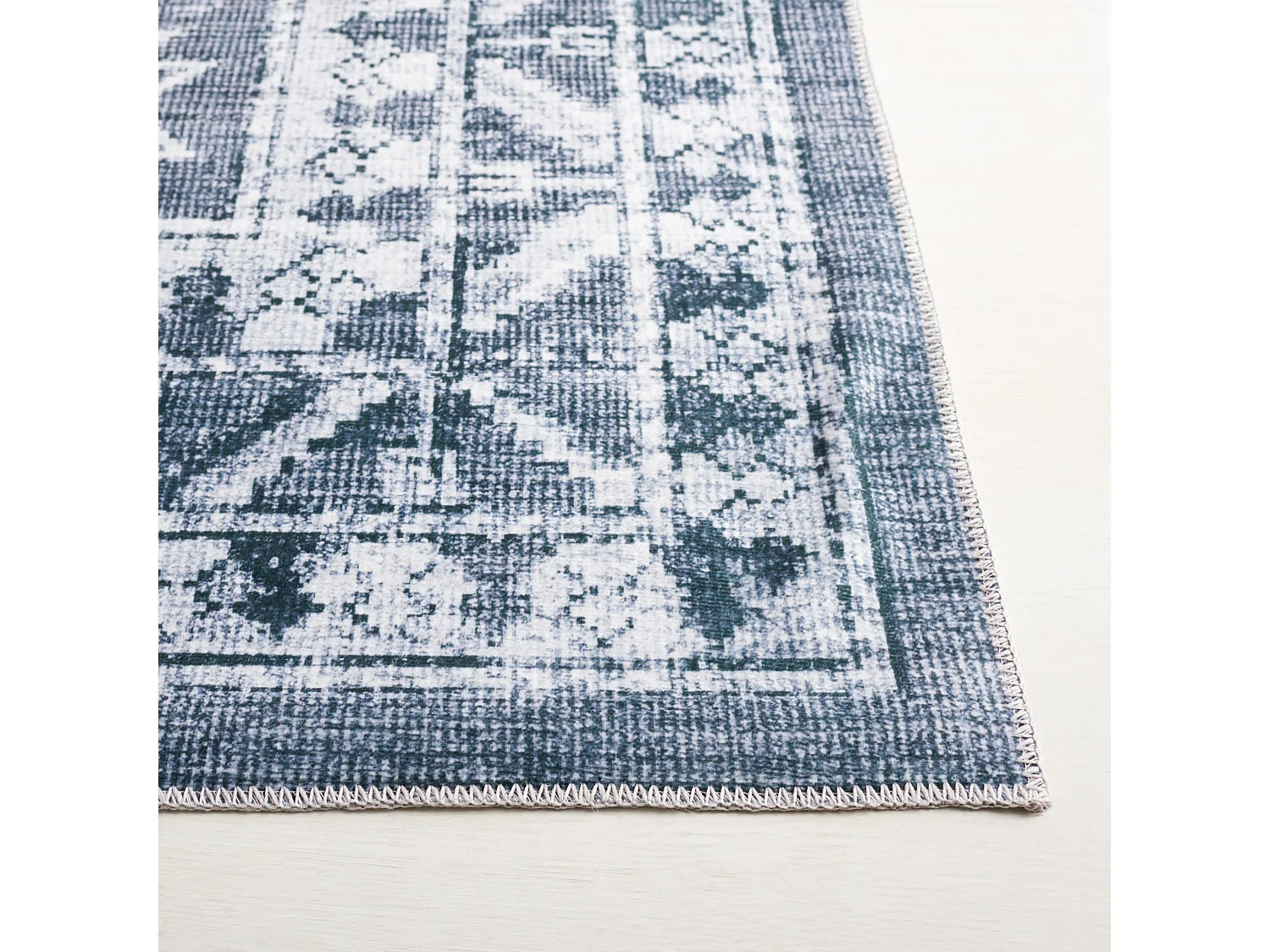 Tapis Gris Vert/Ivoire 76 X 244 cm - Fatima