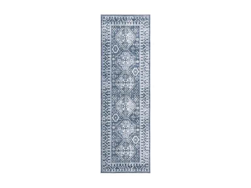 Tapis Gris Vert/Ivoire 76 X 244 cm - Fatima