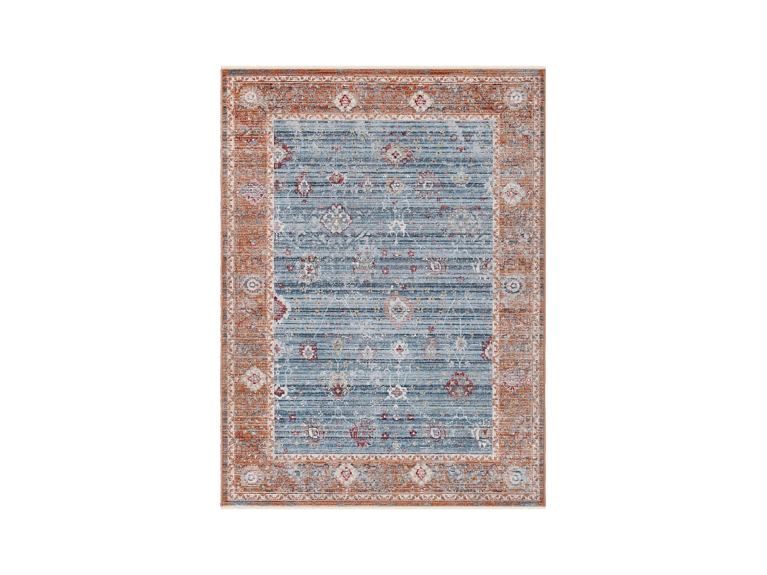 Tapis Bleu/Rouge 122 X 183 cm - Aaliyah