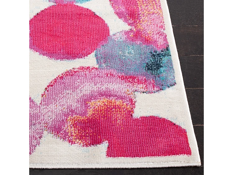 Tapis Rose/Bleu 160 X 231 cm - Kenzie