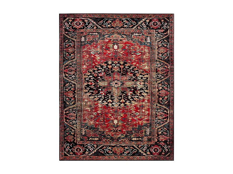 Tapis Rouge/Multicolore 235 x 305 cm - Brooklynn