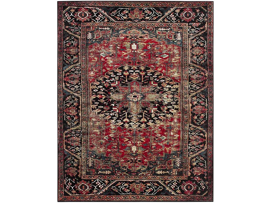 Tapis Rouge/Multicolore 235 x 305 cm - Brooklynn