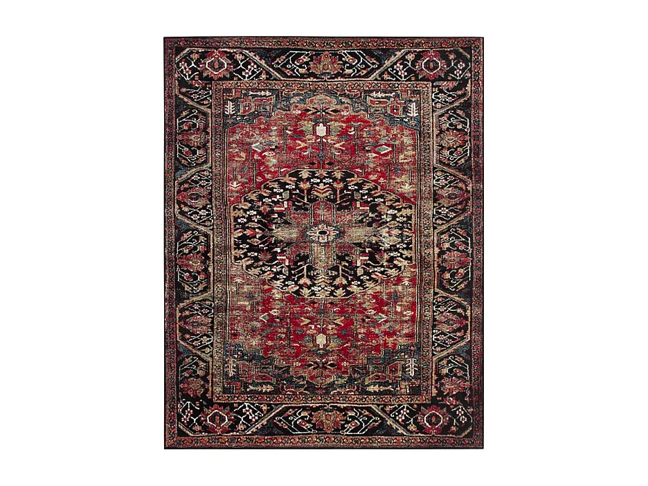 Tapis Rouge/Multicolore 244 X 305 cm - Brooklynn