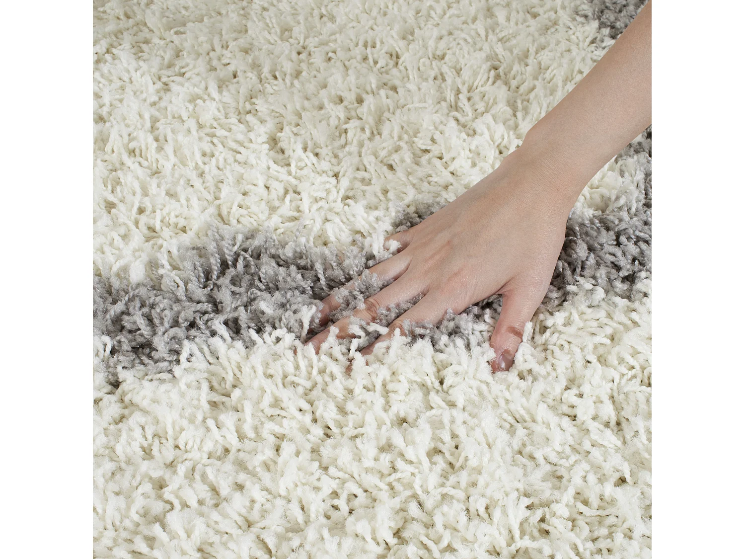 Tapis Neutre/Gris 122 X 183 cm - Aldo