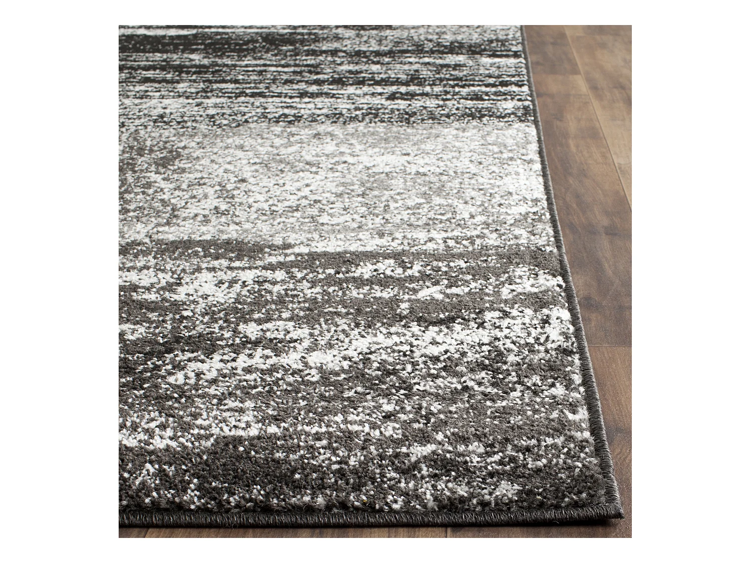 Tapis Argent/Noir 122 X 122 cm - Angelyna