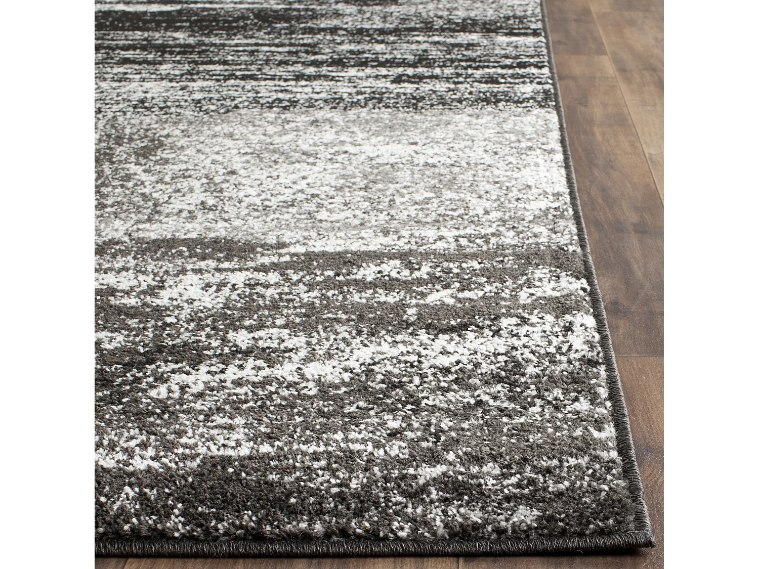 Tapis Argent/Noir 122 X 122 cm - Angelyna