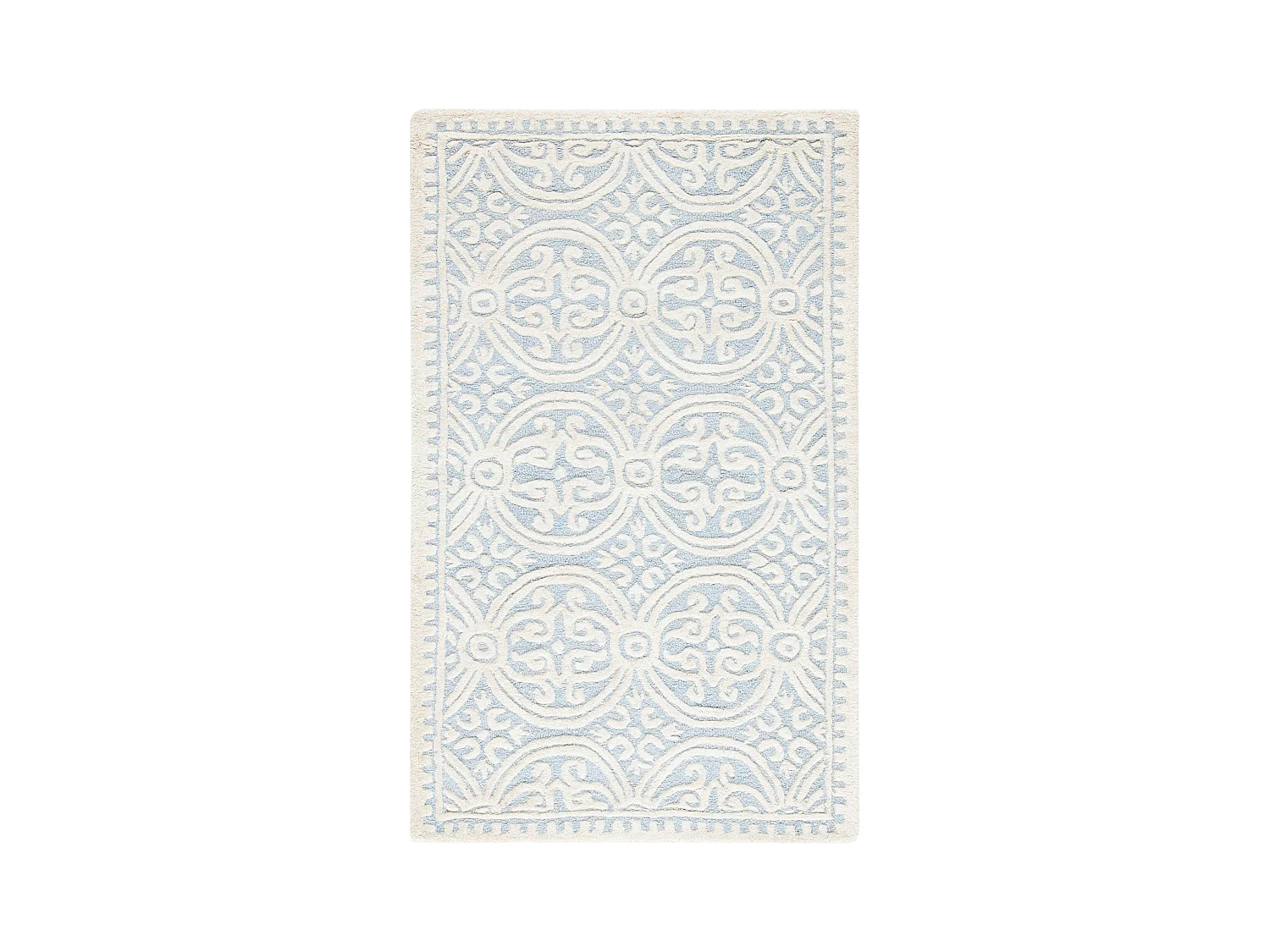 Tapis Bleu/Neutre 91 X 152 cm - Roby