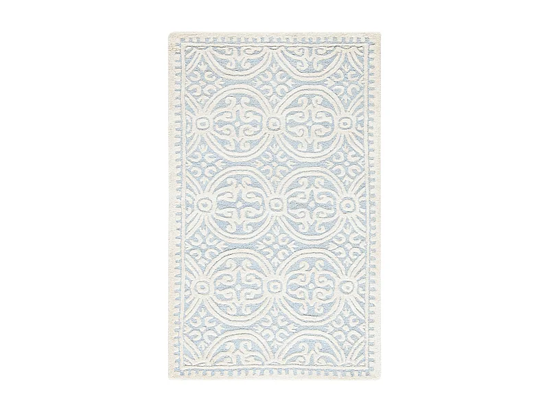 Tapis Bleu/Neutre 91 X 152 cm - Roby