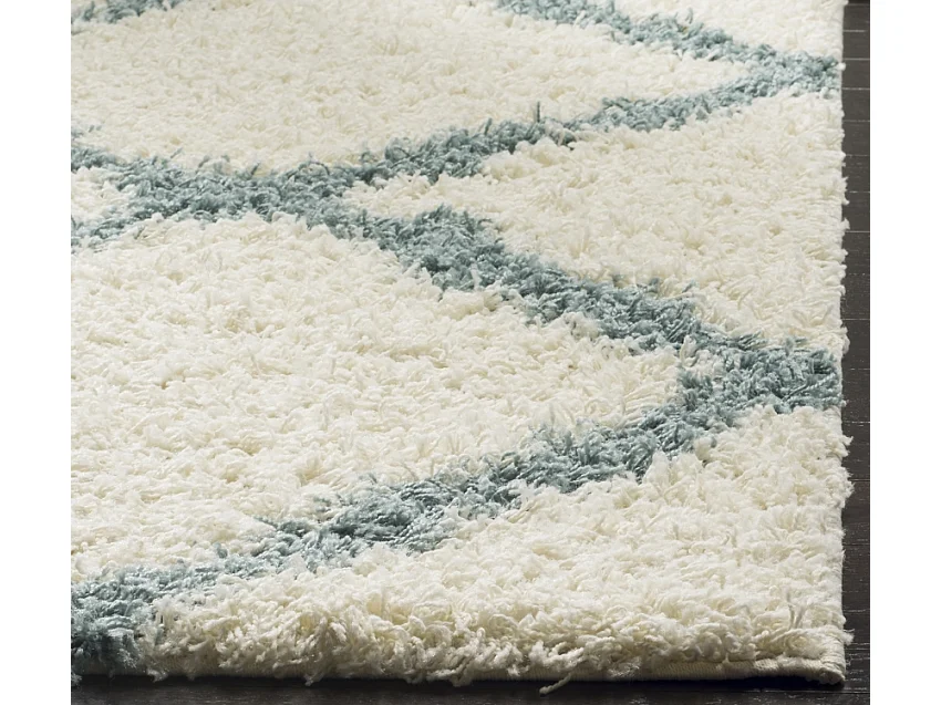 Tapis Neutre/Bleu 122 X 183 cm - Aldo